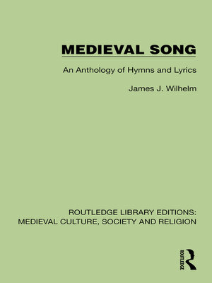 cover image of Medieval Song
